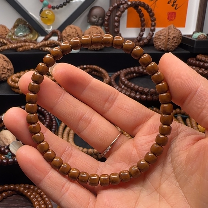 手串紫金鼠6*5纯肉老型手串