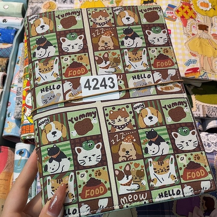织绣A5活页不带纸4243