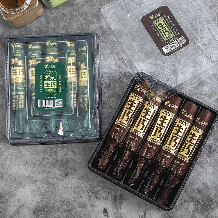 金水园 生巧冰淇淋 香浓丝滑不甜不腻最正宗的生巧 70g*5支/盒