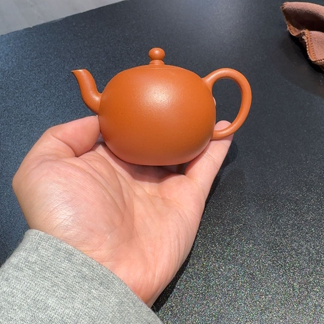 紫砂茶壶全砂朱泥