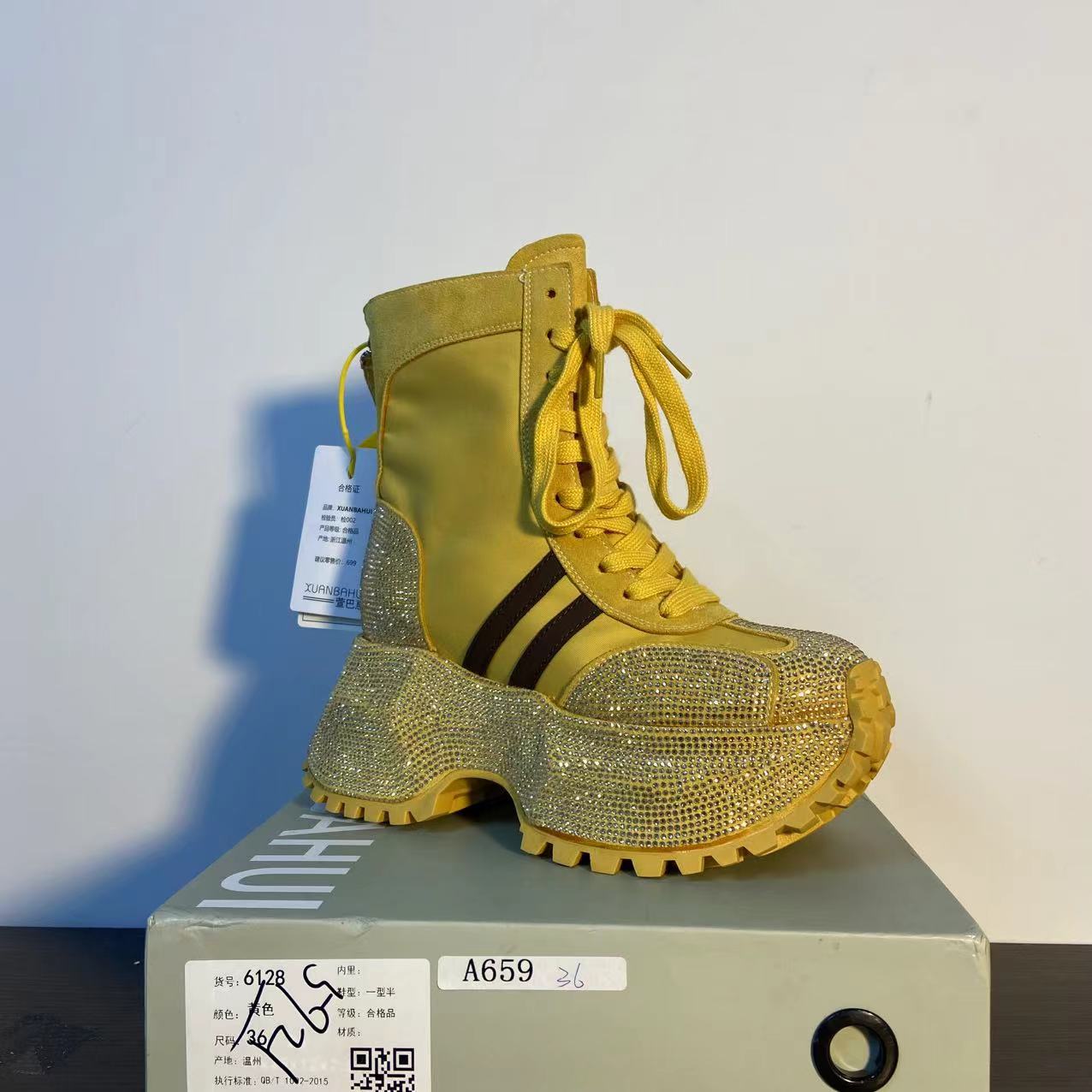 【清仓】2025小个子厚底平增高百搭女鞋A659