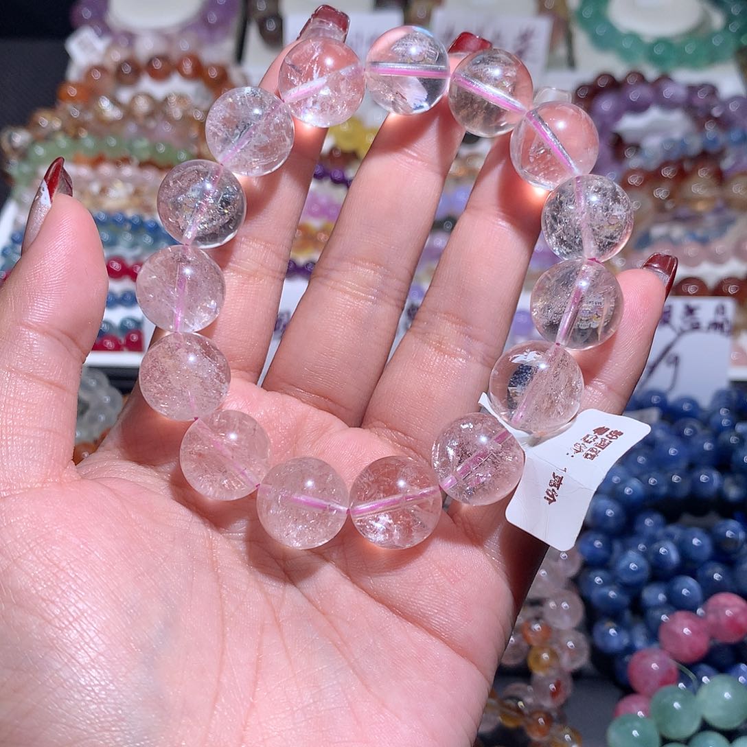 未镶嵌手链水晶玫瑰庄园粉阿塞15