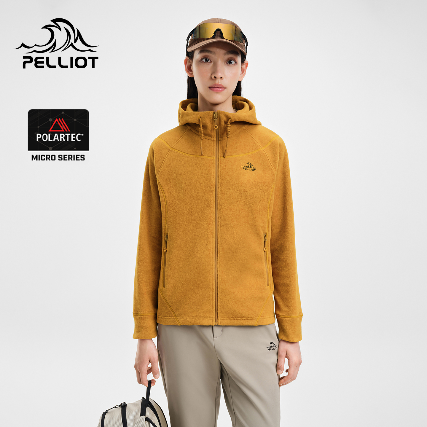 伯希和户外抓绒衣新款防风保暖运动外套冲锋衣内胆徒步登山服