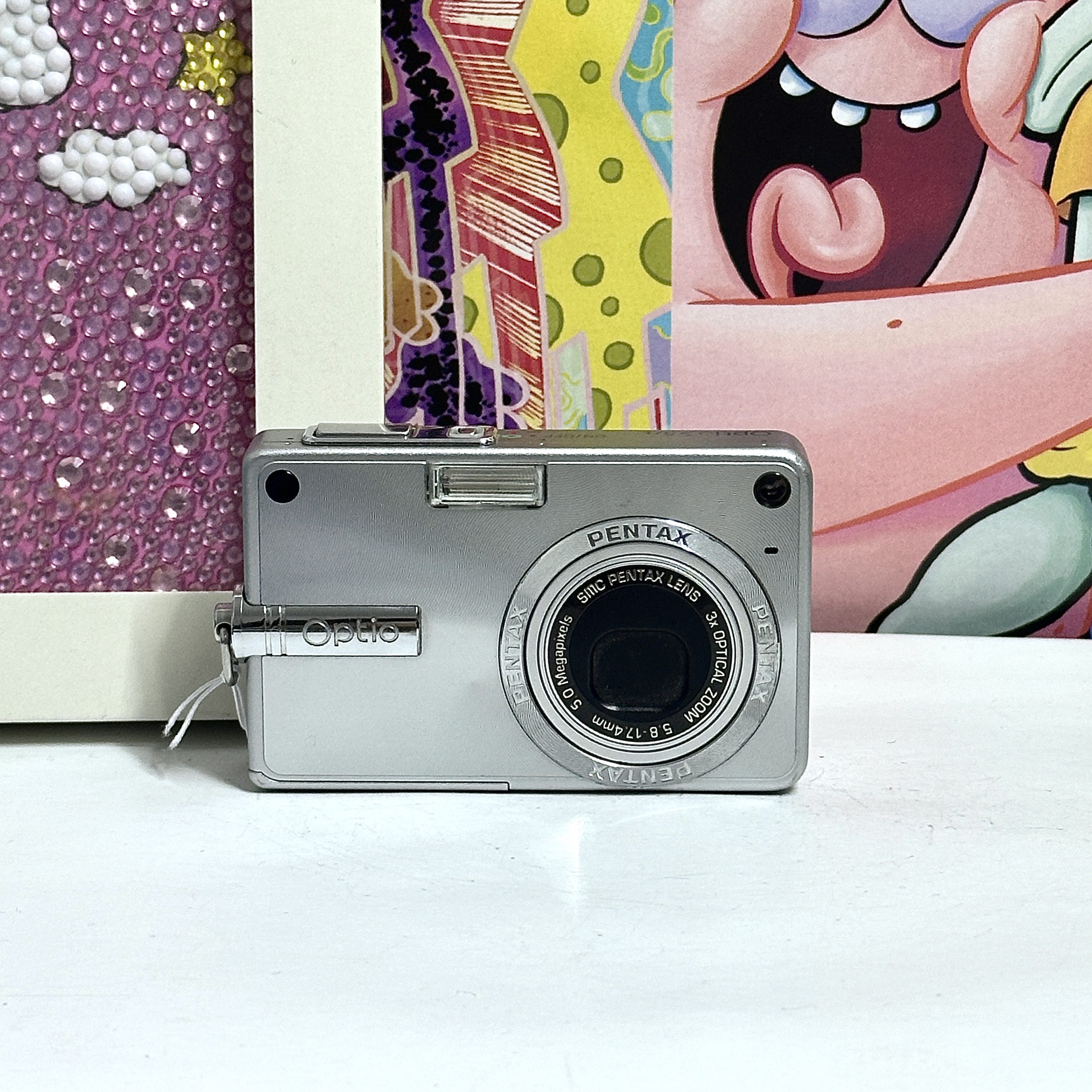9新 Pentax/宾得 s5n 500万像素3倍光学变焦 复古蓝调 中文