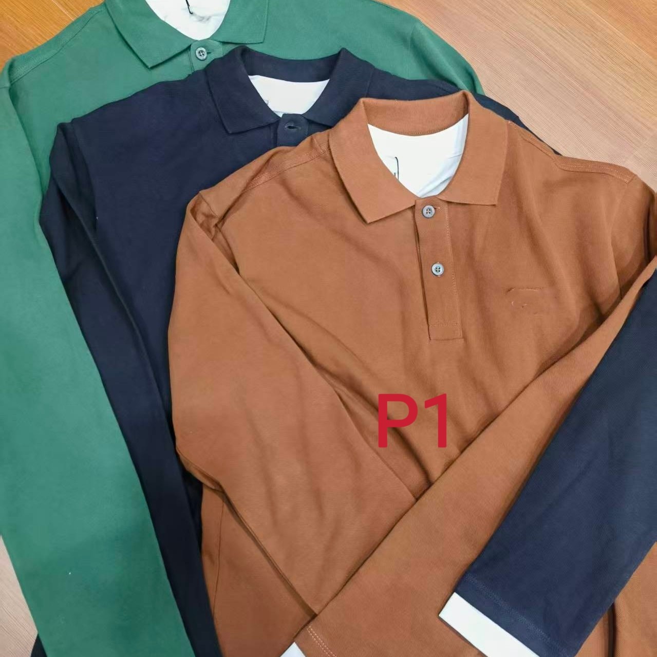 块 男士新款时尚长袖POLO衫