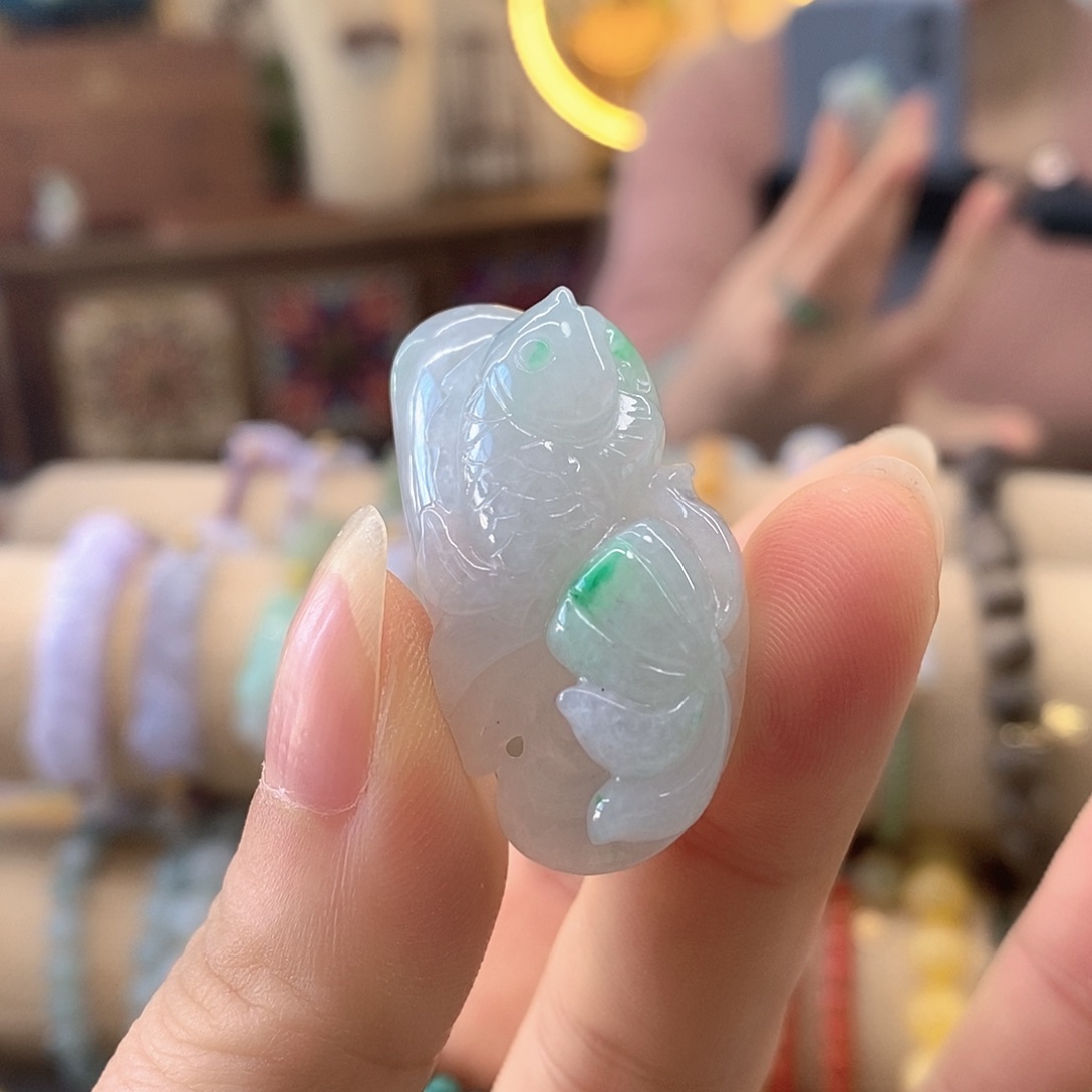 翡翠未镶嵌挂件翡翠挂件