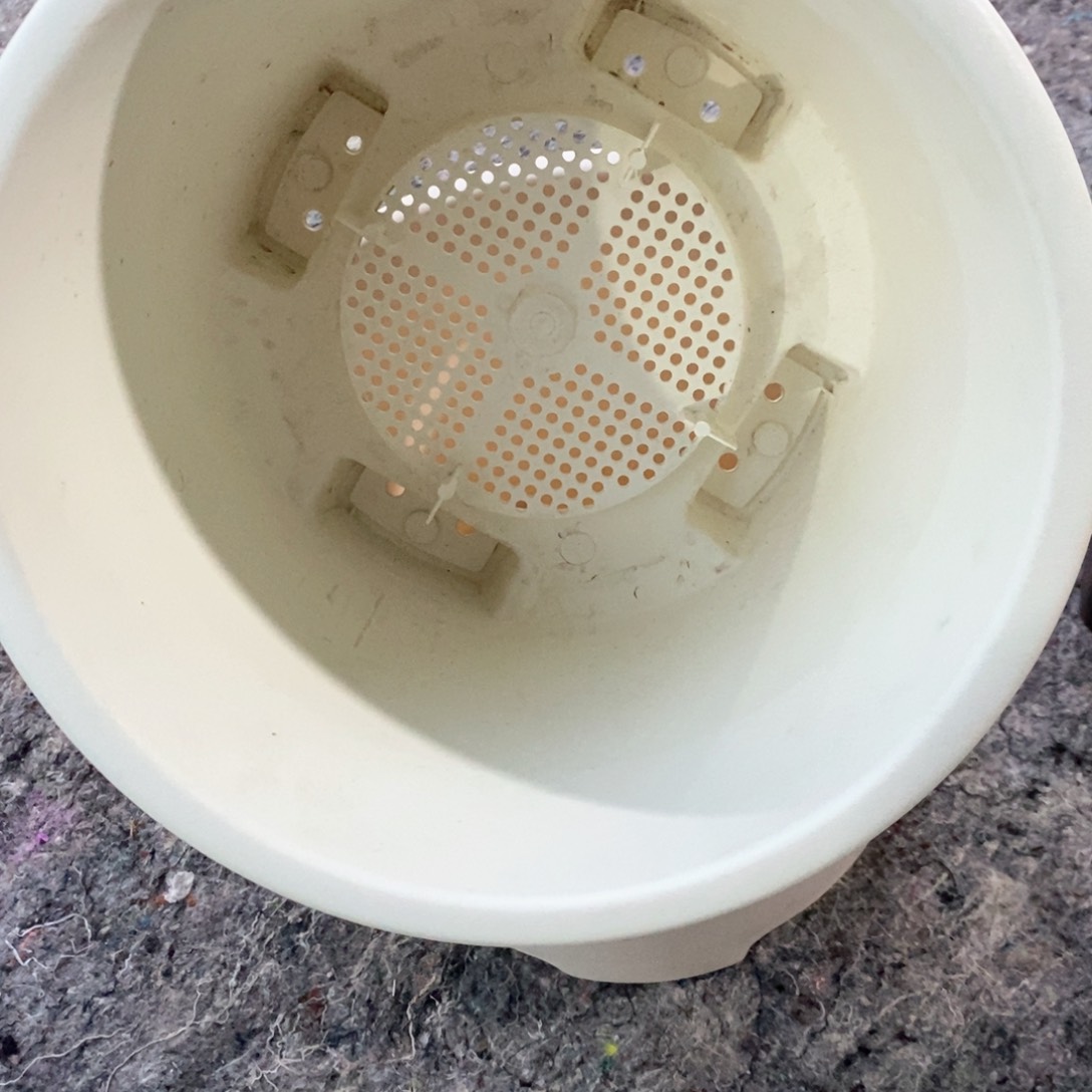 树脂4个26口米色圆球根无托