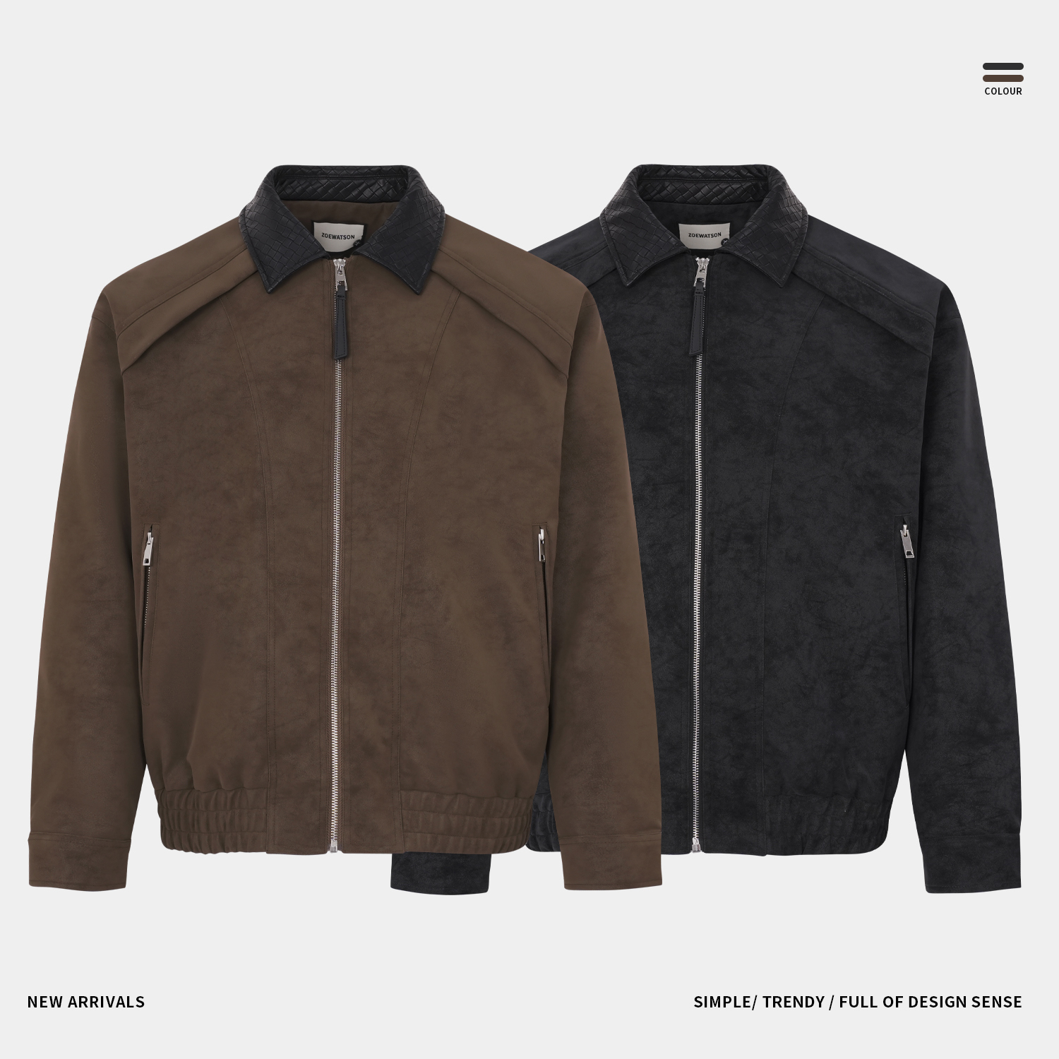 『暗麂调』美式复古翻领棉服冬季加厚舒适时尚防风保暖外套男Z6256