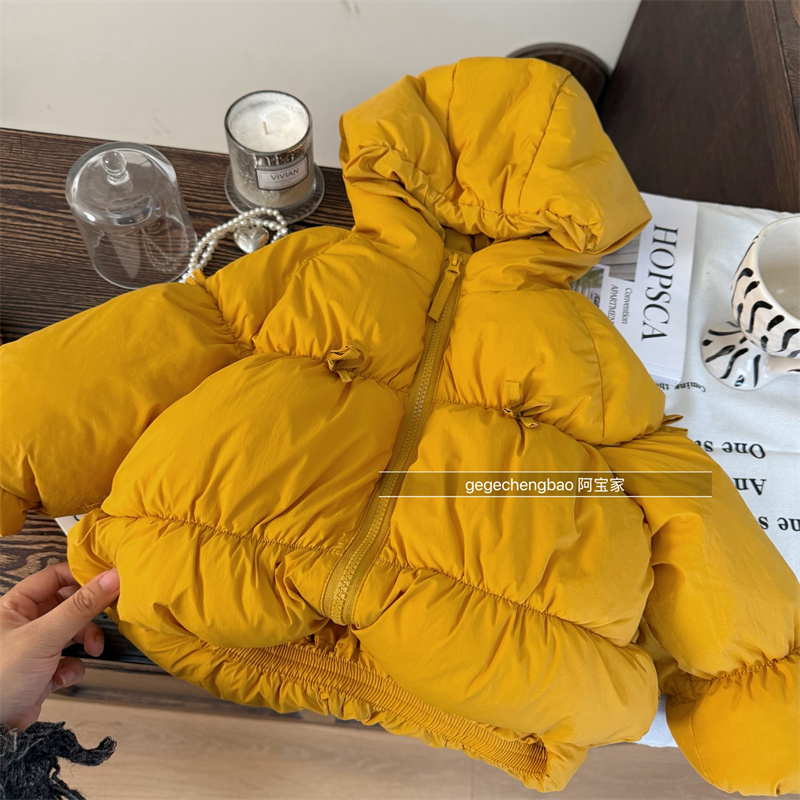 女童冬装棉衣2025新款韩版穿搭女宝宝冬季加厚棉袄外套P608