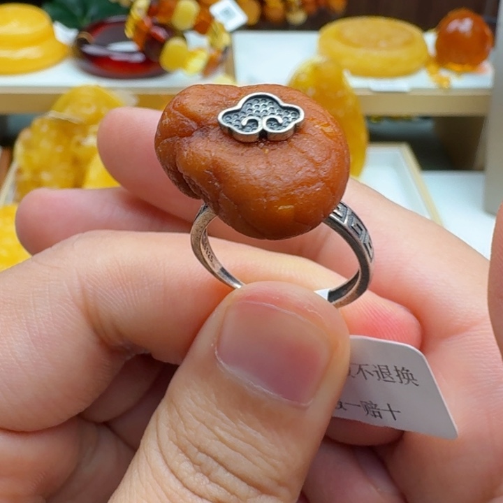 蜜蜡颈饰未镶嵌天然保真假一赔十