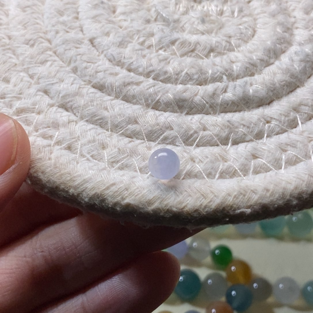散珠翡翠5.9天然翡翠A货散珠