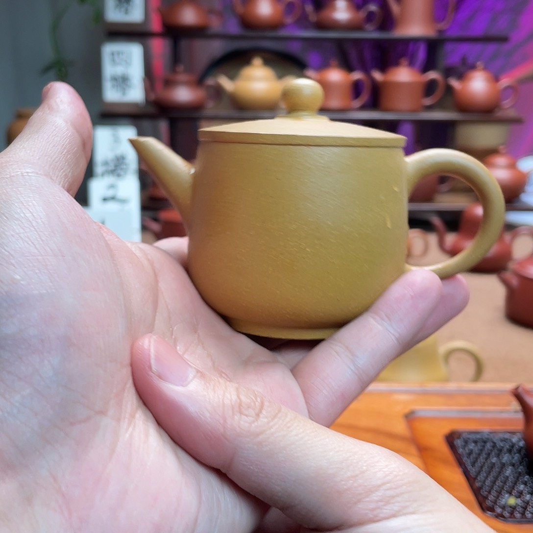 紫砂茶壶缘****9黄金段泥汉瓦