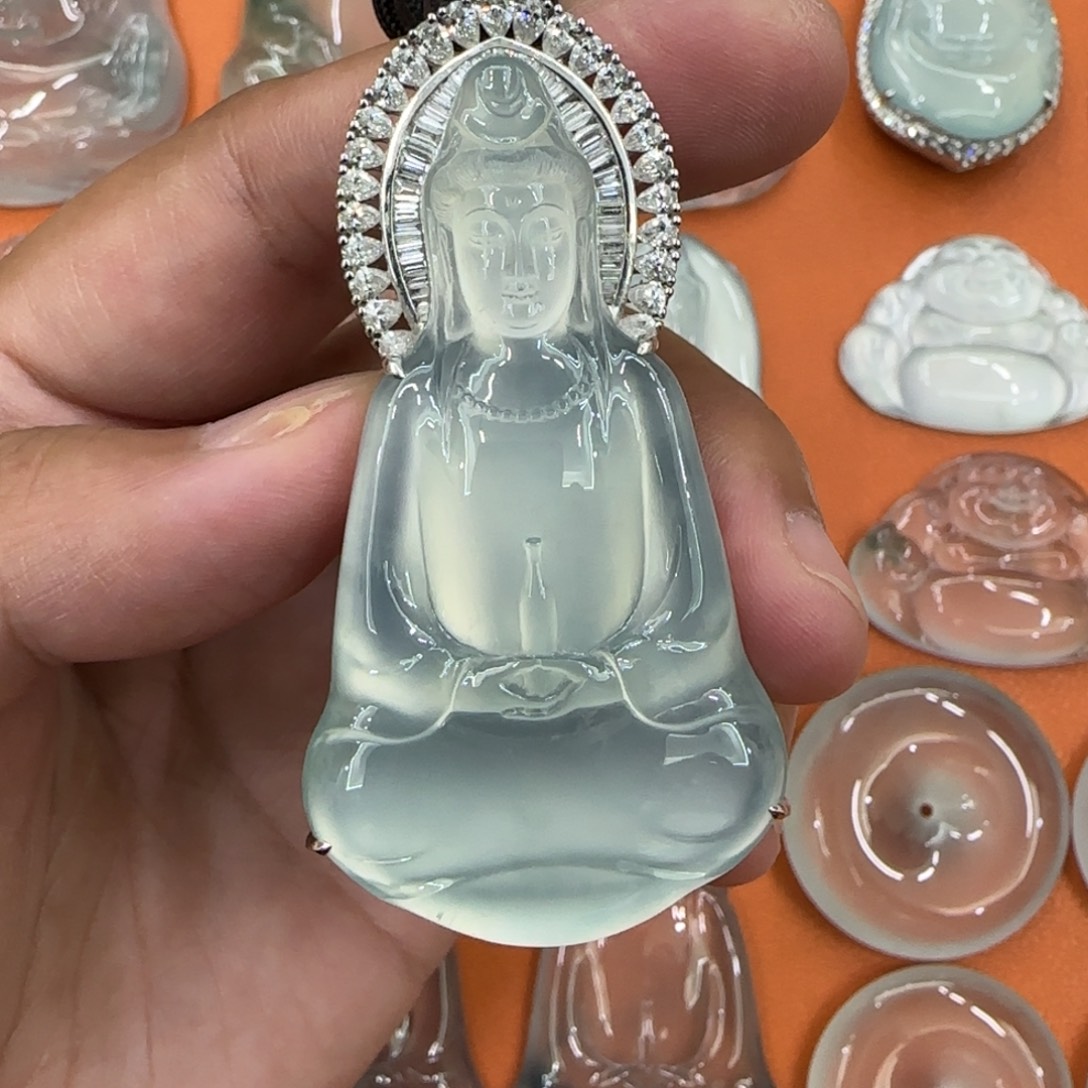 定制翡翠未镶嵌天然