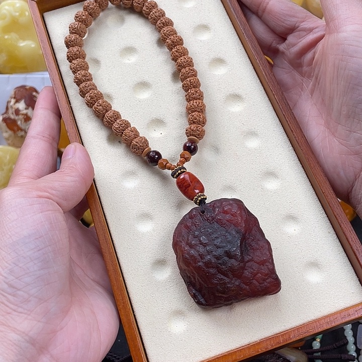 菩提把件未镶嵌27.4克