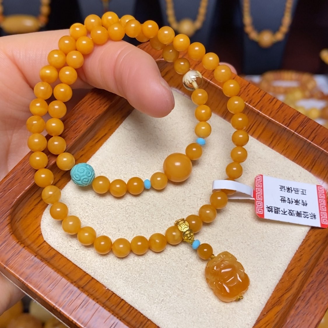 【闪购商品】未镶嵌蜜蜡手链手串