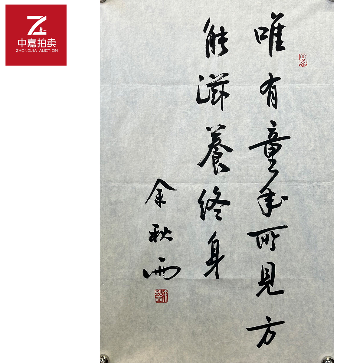 余秋雨书法软片唯有70x44