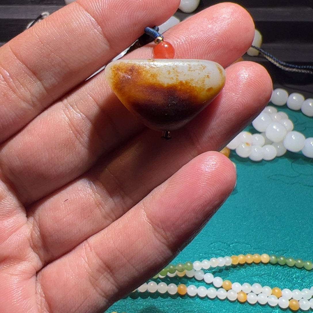 老***七和田玉未镶嵌手链