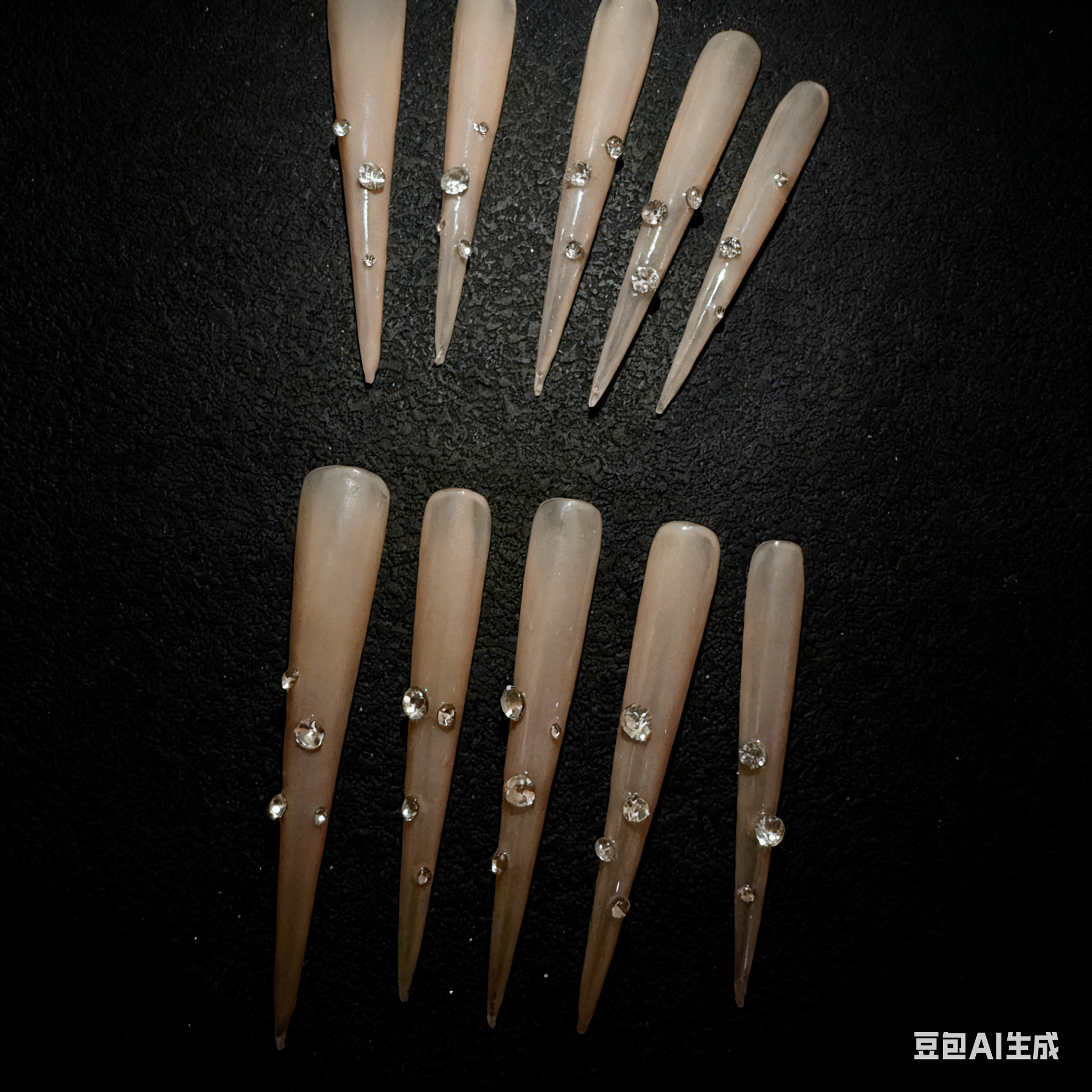 纤纤 7.0纯手工穿戴甲默认微瑕