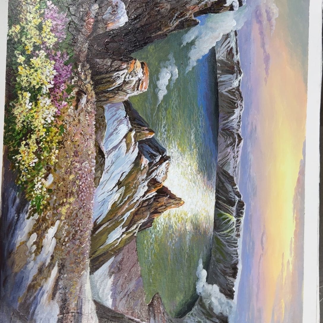 油画加油加油努力加油加油