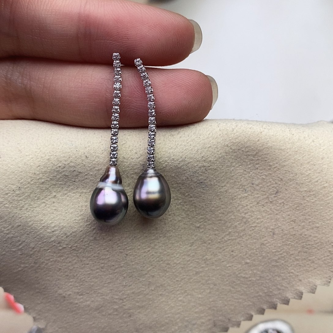 海水珍珠颈饰银S925镶嵌