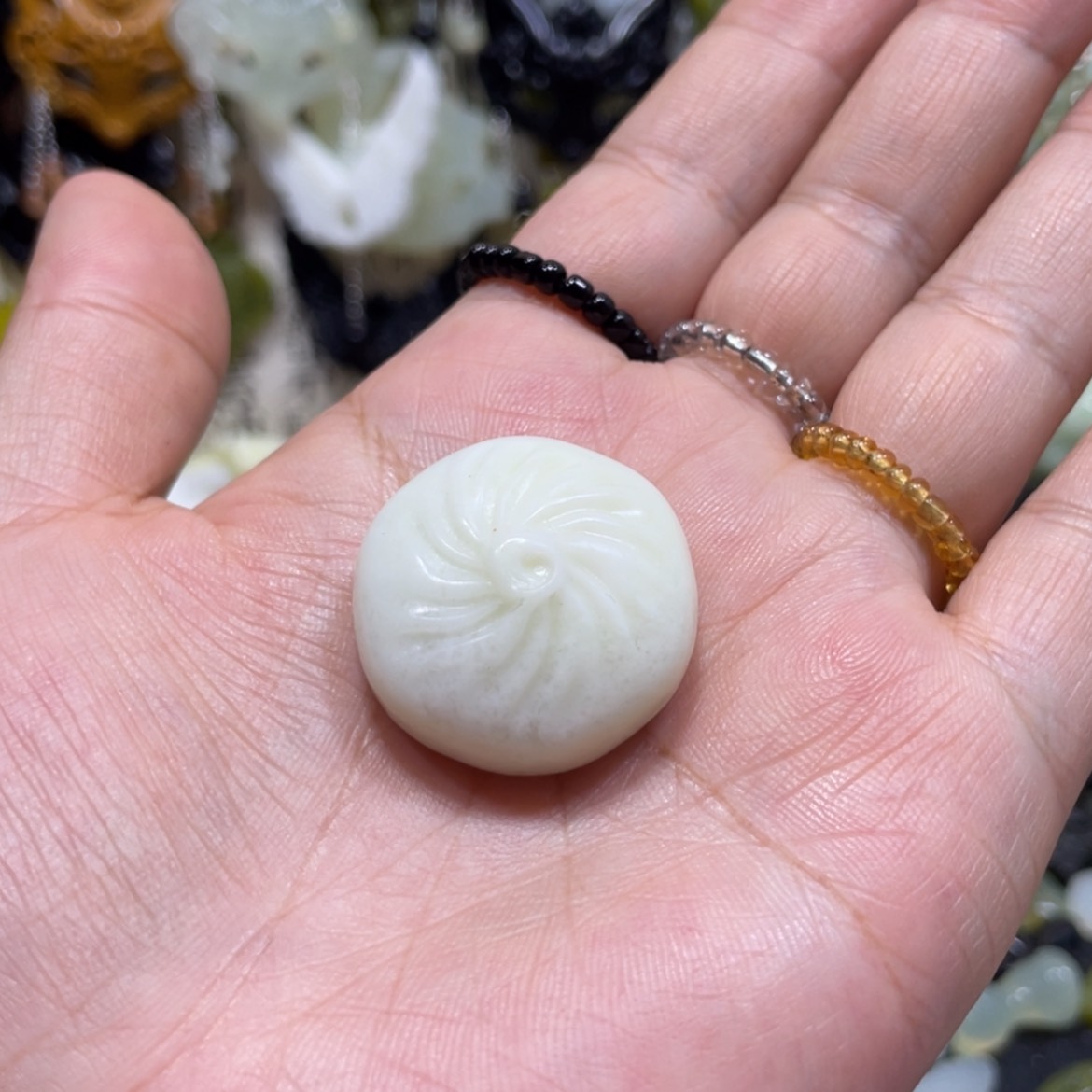 【闪购商品】岫玉颈饰未镶嵌47吊坠