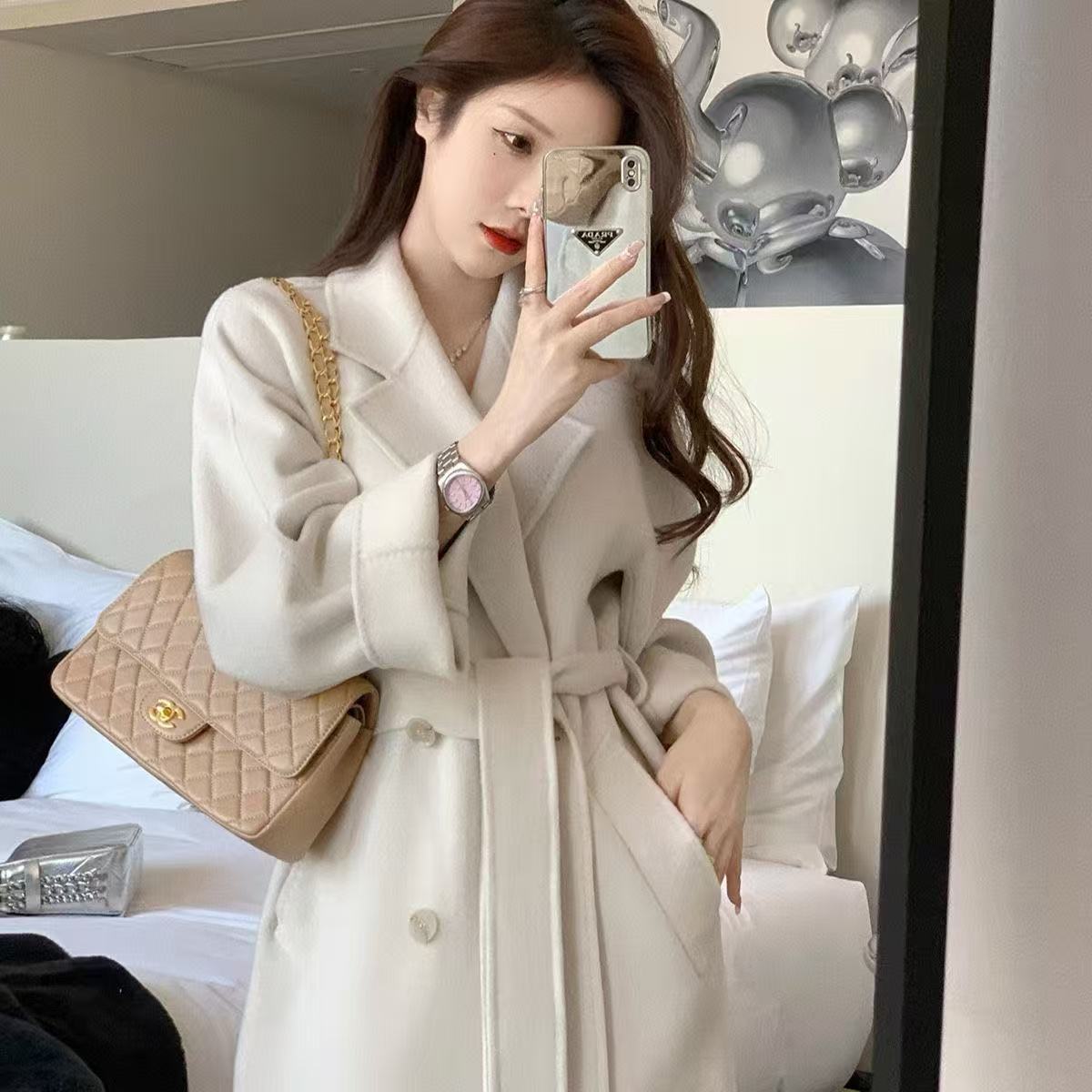 【福利款】201-300（按主播过款编码下单）杭州专柜双面羊毛大衣-非图