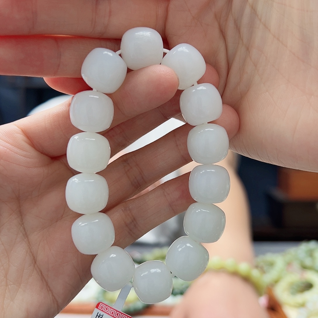 手链未镶嵌和田玉15米达料