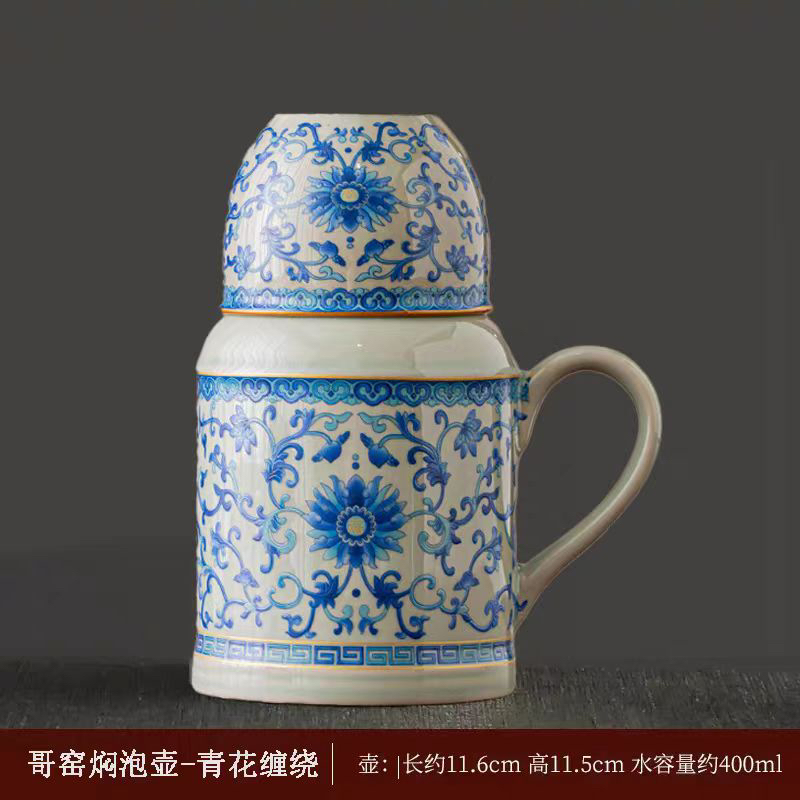 缠枝莲暖水瓶旅行包D20