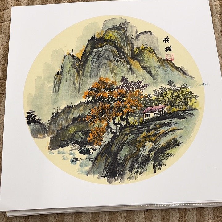 国画花鸟等多种鸟类和鸟类的栖息地