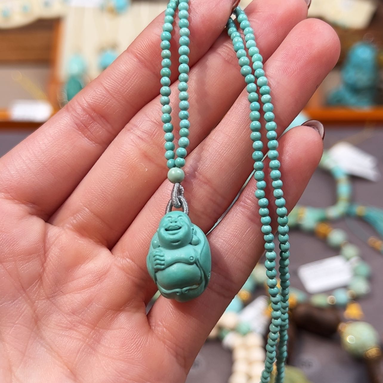 【闪购商品】未镶嵌绿松石颈饰