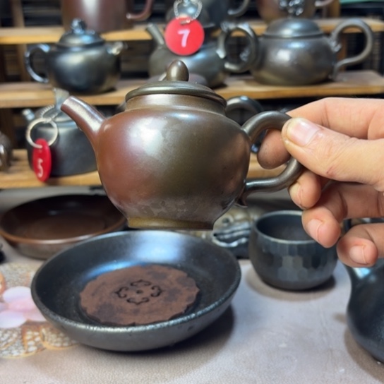 罗***火壶庄诚柴烧坭兴陶壶