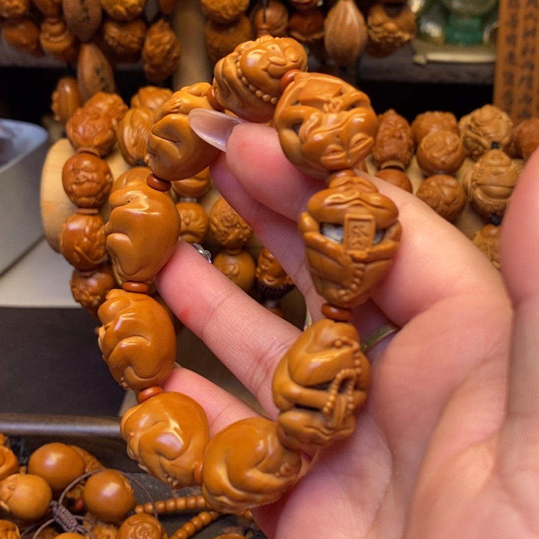 橄榄核手串/手链呱呱来财