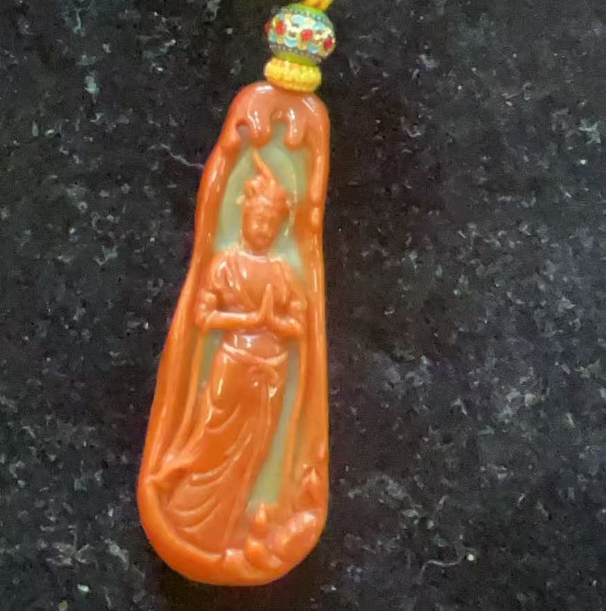 天然缅甸翡翠吊坠3005