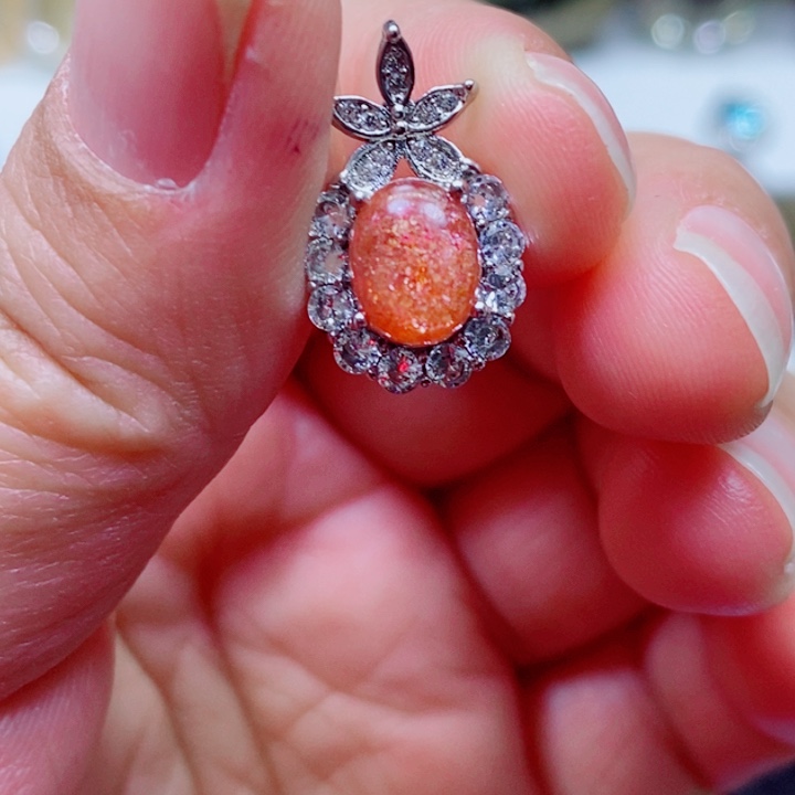 水晶戒指未镶嵌水晶