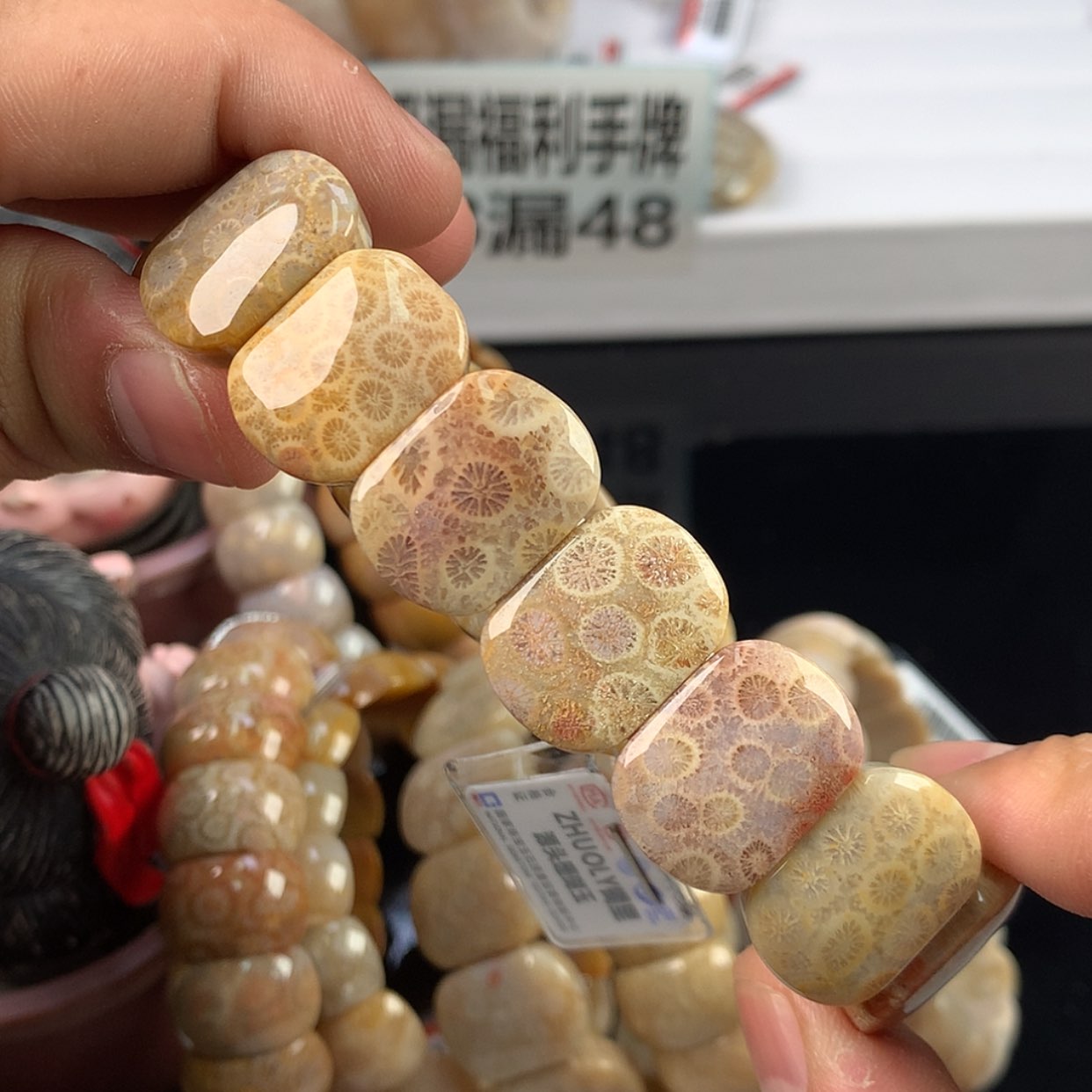 【闪购商品】硅化珊瑚（珊瑚玉）手镯未镶嵌13号