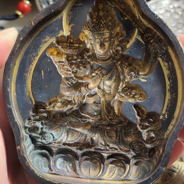 泥塑藏传擦模 利玛铜纯手工