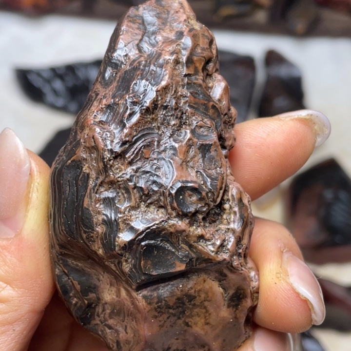 星***彩石材戈壁牧民美石原石