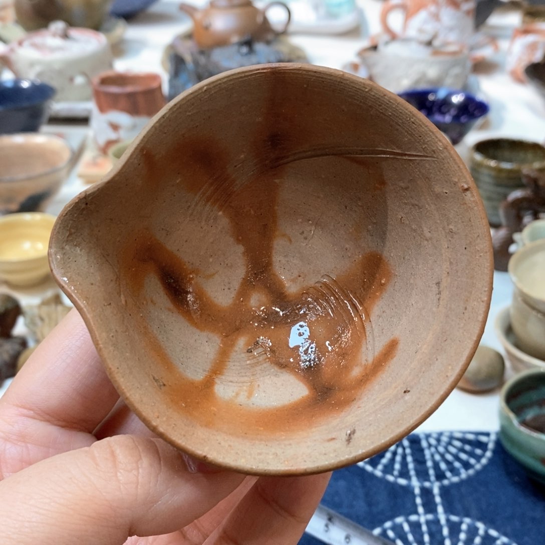 柴烧侘寂粗陶茶具