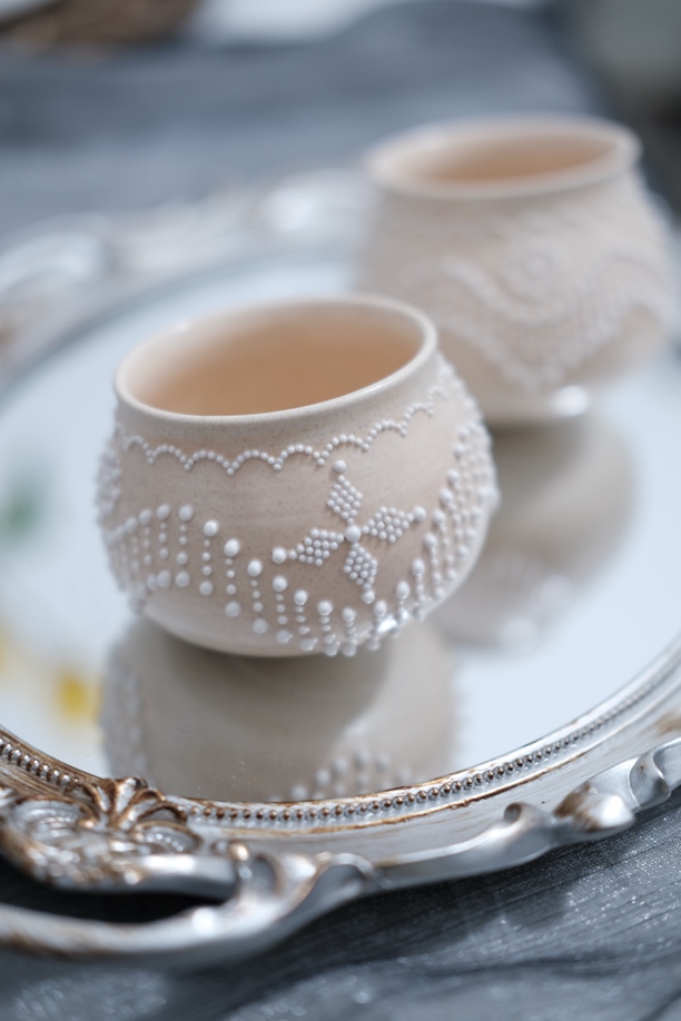 陶瓷转转立体花杯（补差