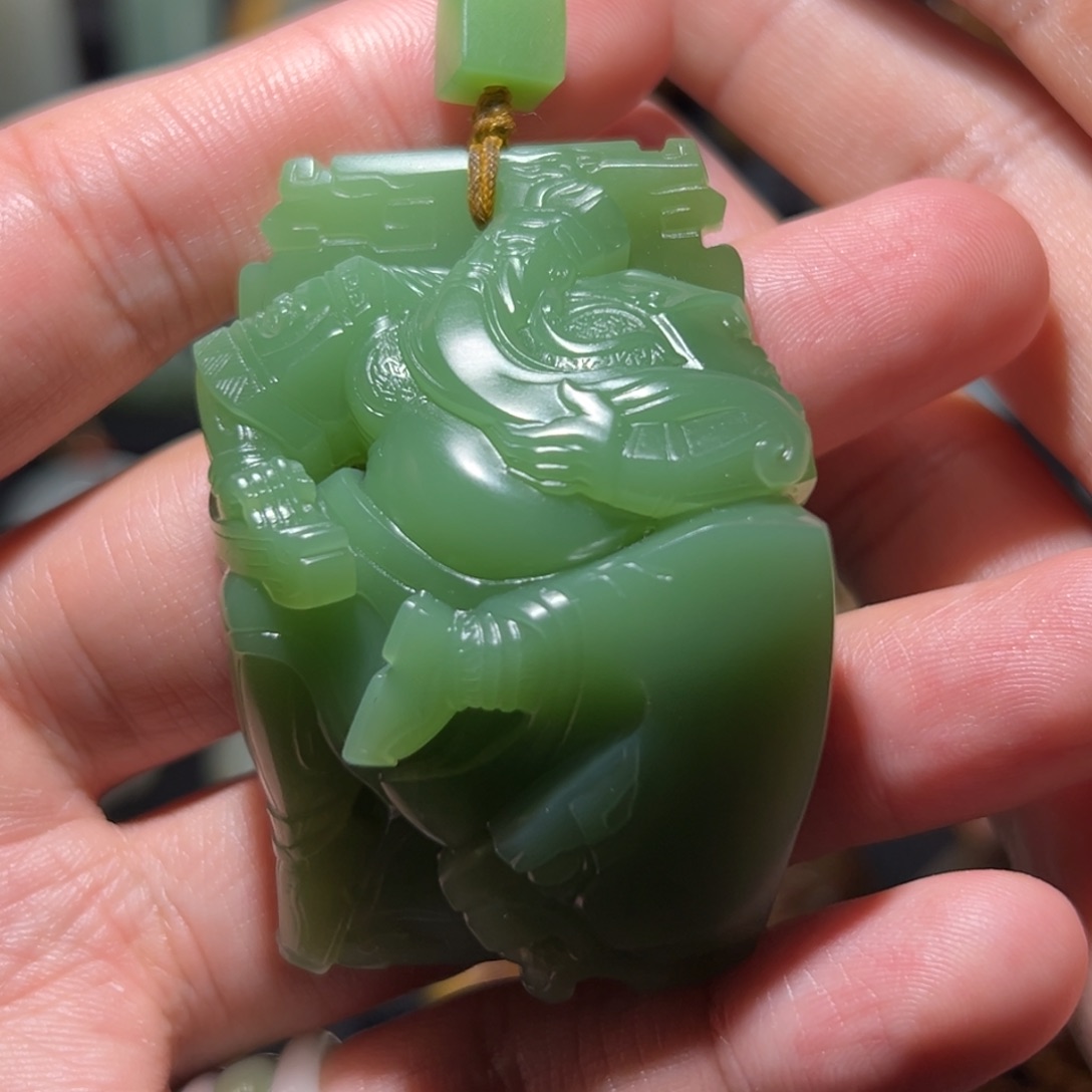 和田玉（碧玉）挂件未镶嵌