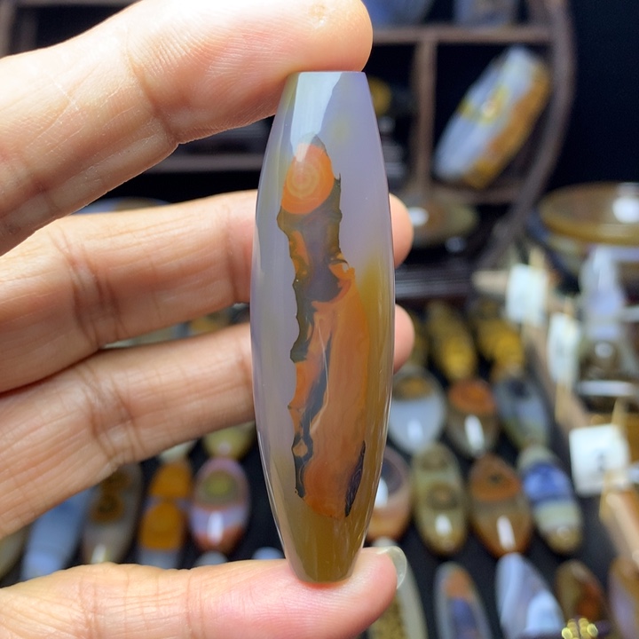 玛瑙/玉髓颈饰未镶嵌我**活