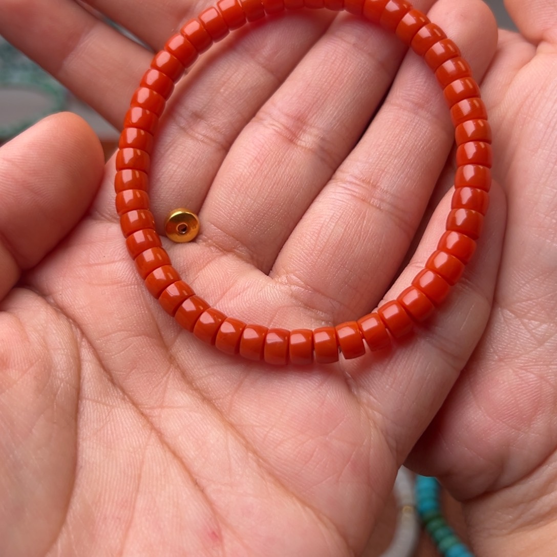 南红玛瑙手链未镶嵌a*a