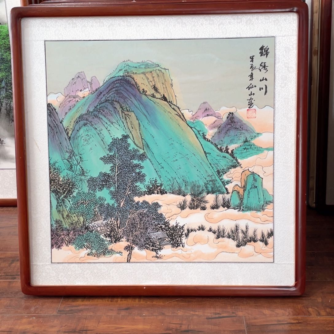 国画带框尺寸63*63厘米