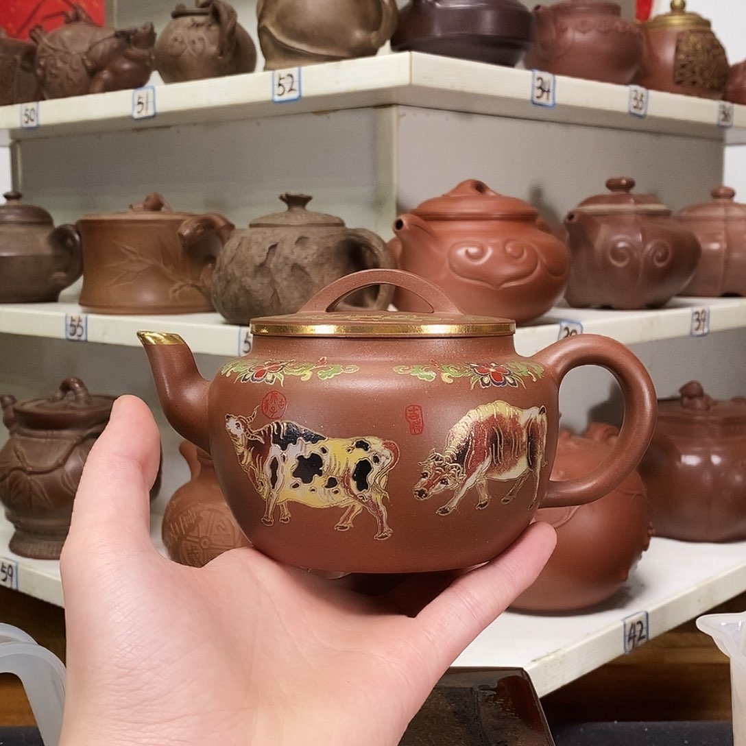 紫砂茶壶全手工制作