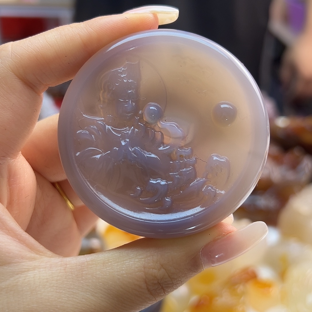 玛瑙/玉髓未镶嵌吊坠(不含链)