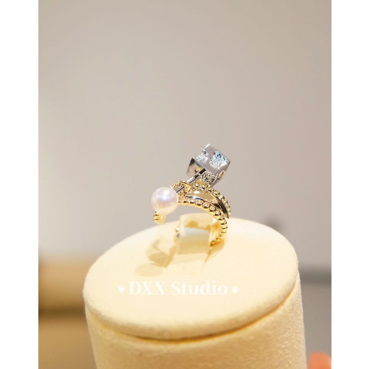 铜合金耳饰 DXX小晰饰品-新品-（不需要耳洞可带）单只耳夹44845