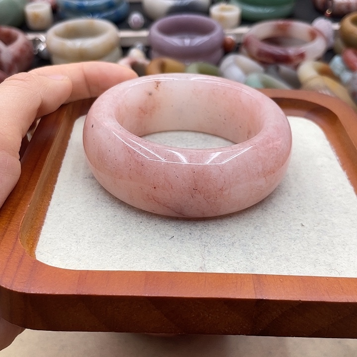 石英质玉圈口56未镶嵌