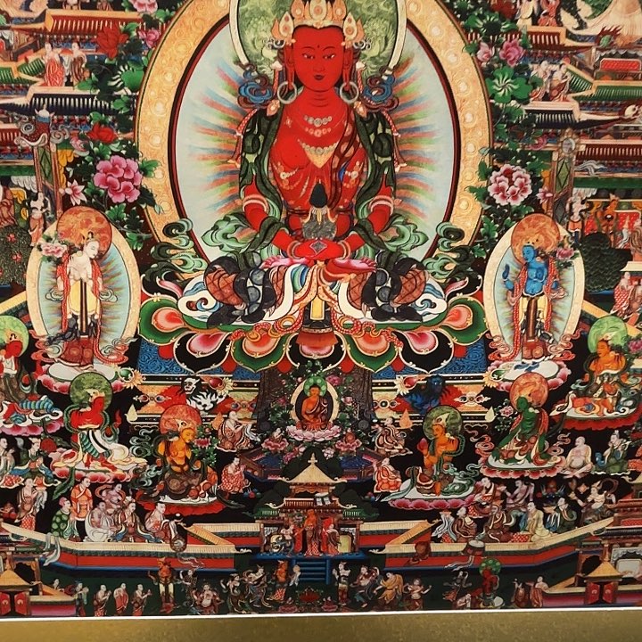卷轴画唐卡作品框