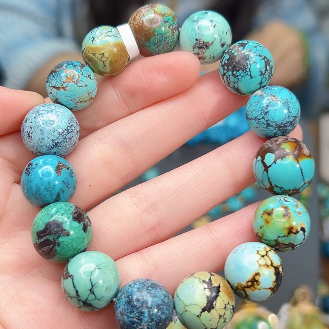 绿松石珠宝奇石未镶嵌