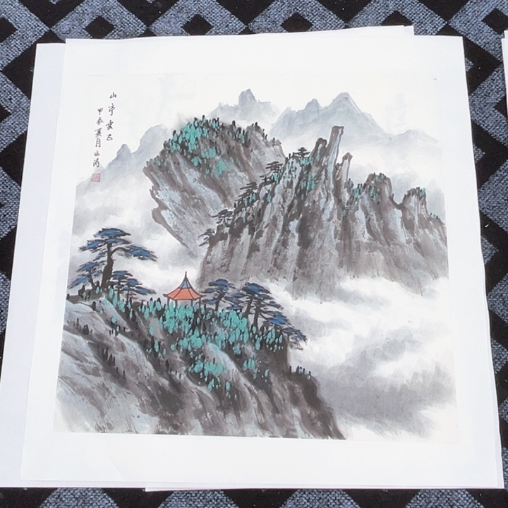 国画纯手绘国画作品四斗